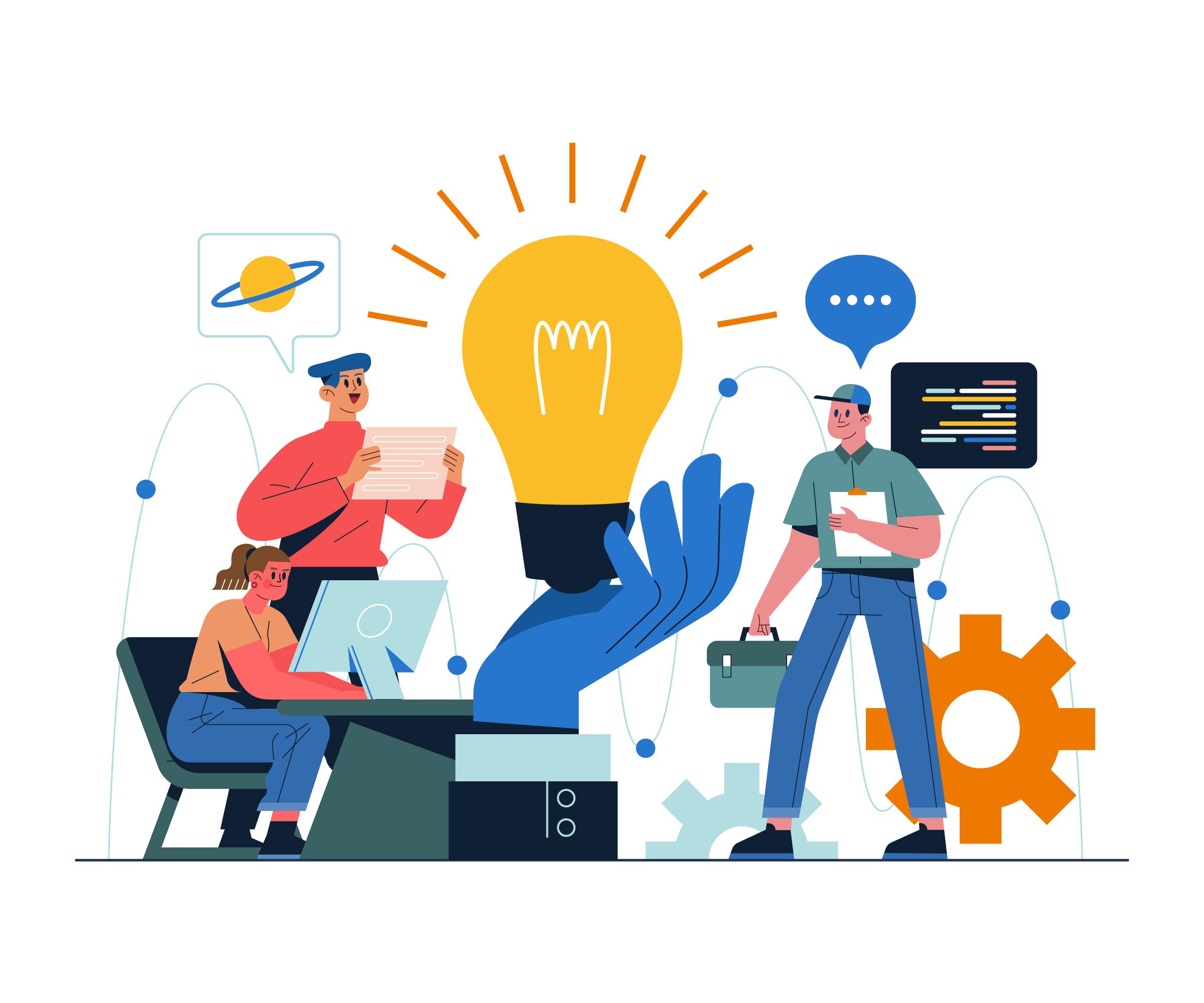 Vision and Mission Illustration